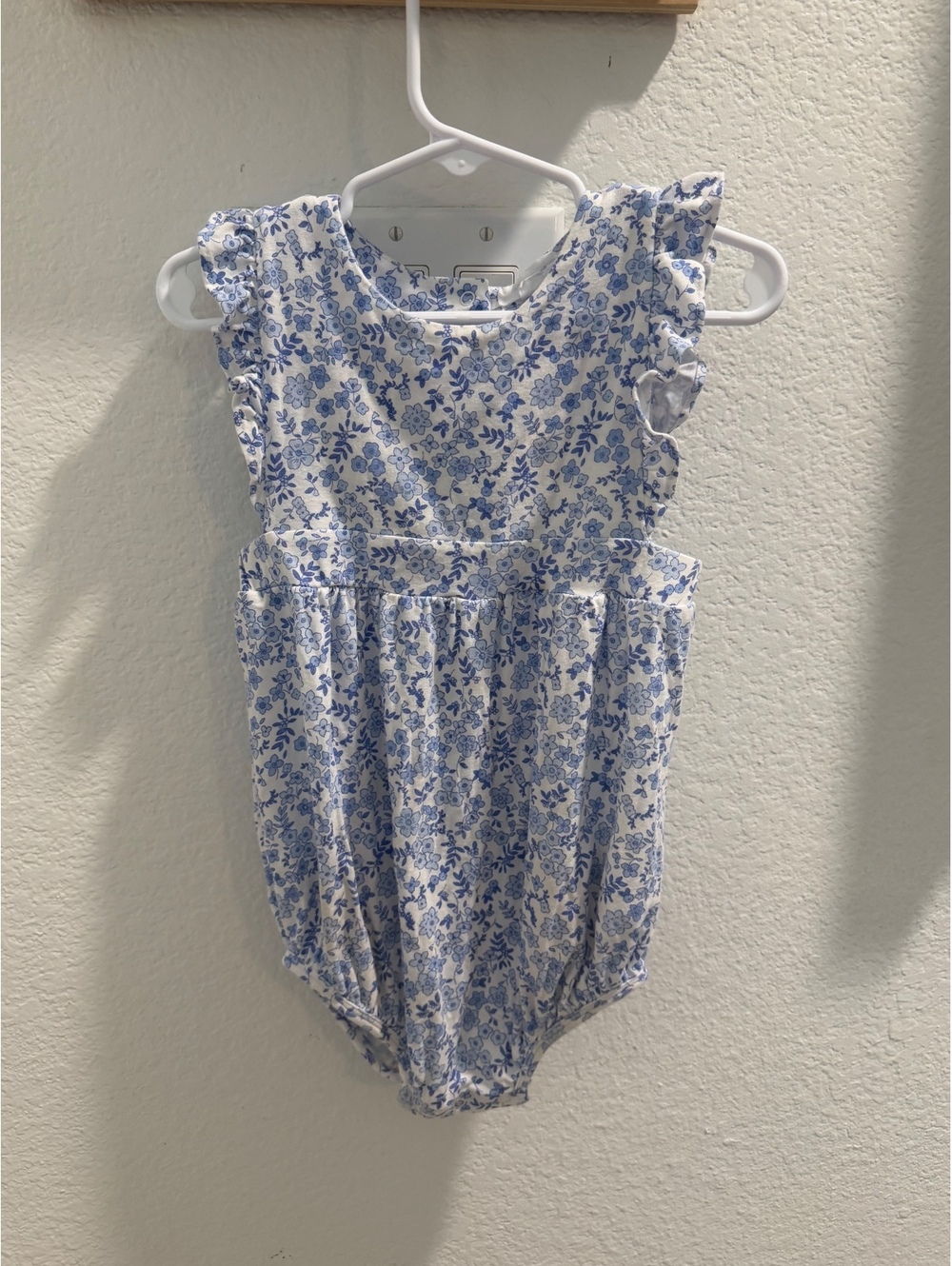 Angel Dear Bamboo Blue Print Jumper size 18-24 months